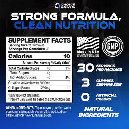 Choice Daily's Creatine Gummies